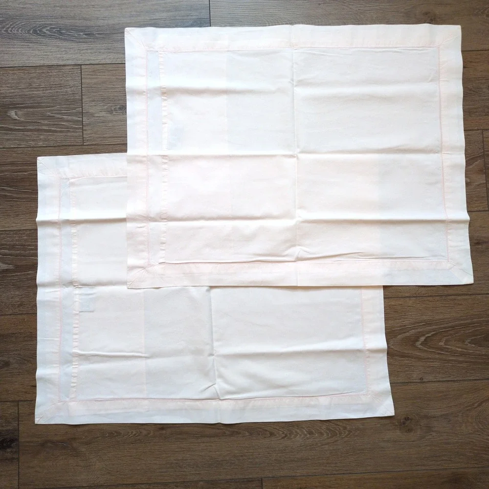 Peter Reed Pink Standard Pillowcase or Sham‎ Set (2) 1 Satin Cord Cotton